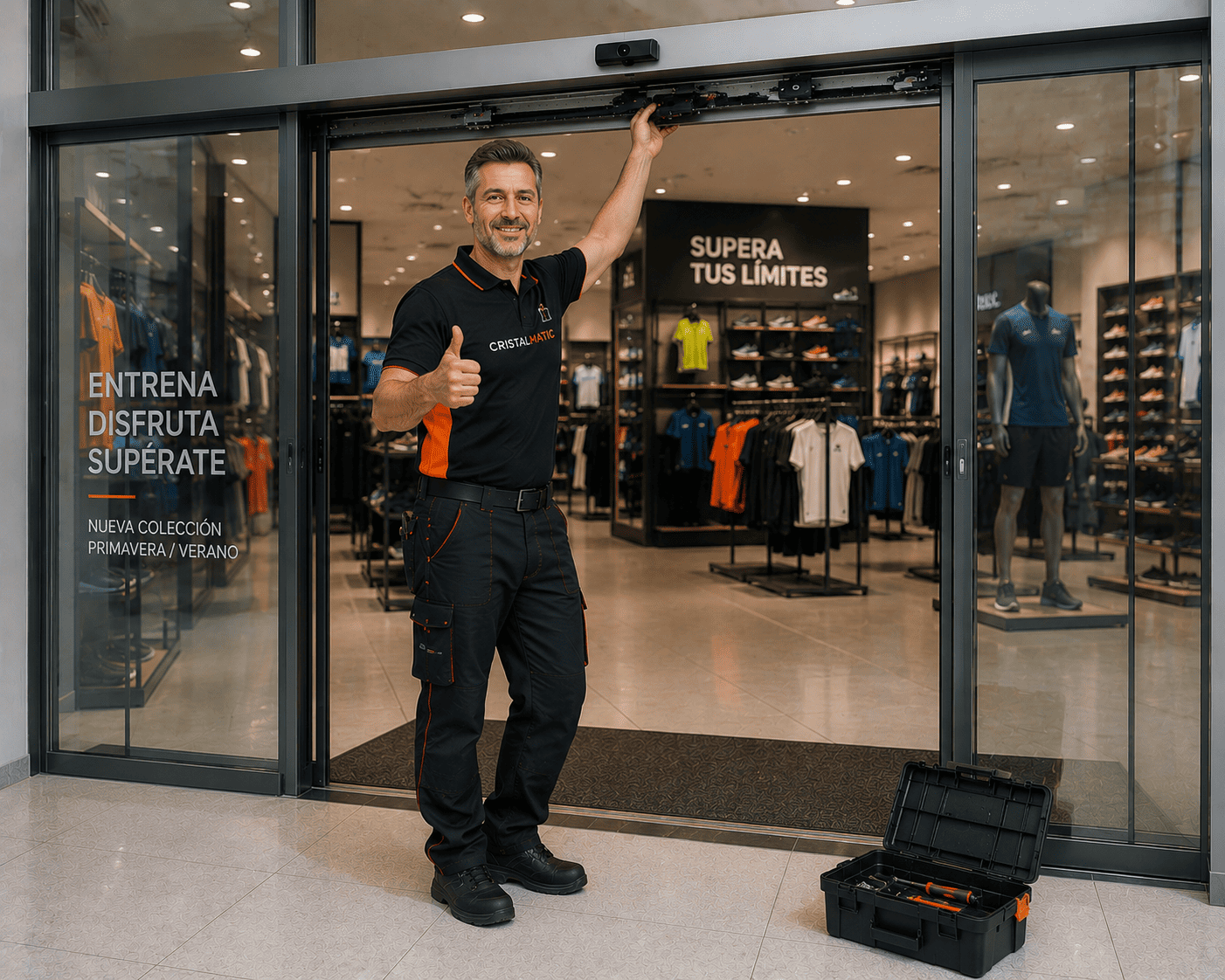 Tecnico Cristalmatic en tienda