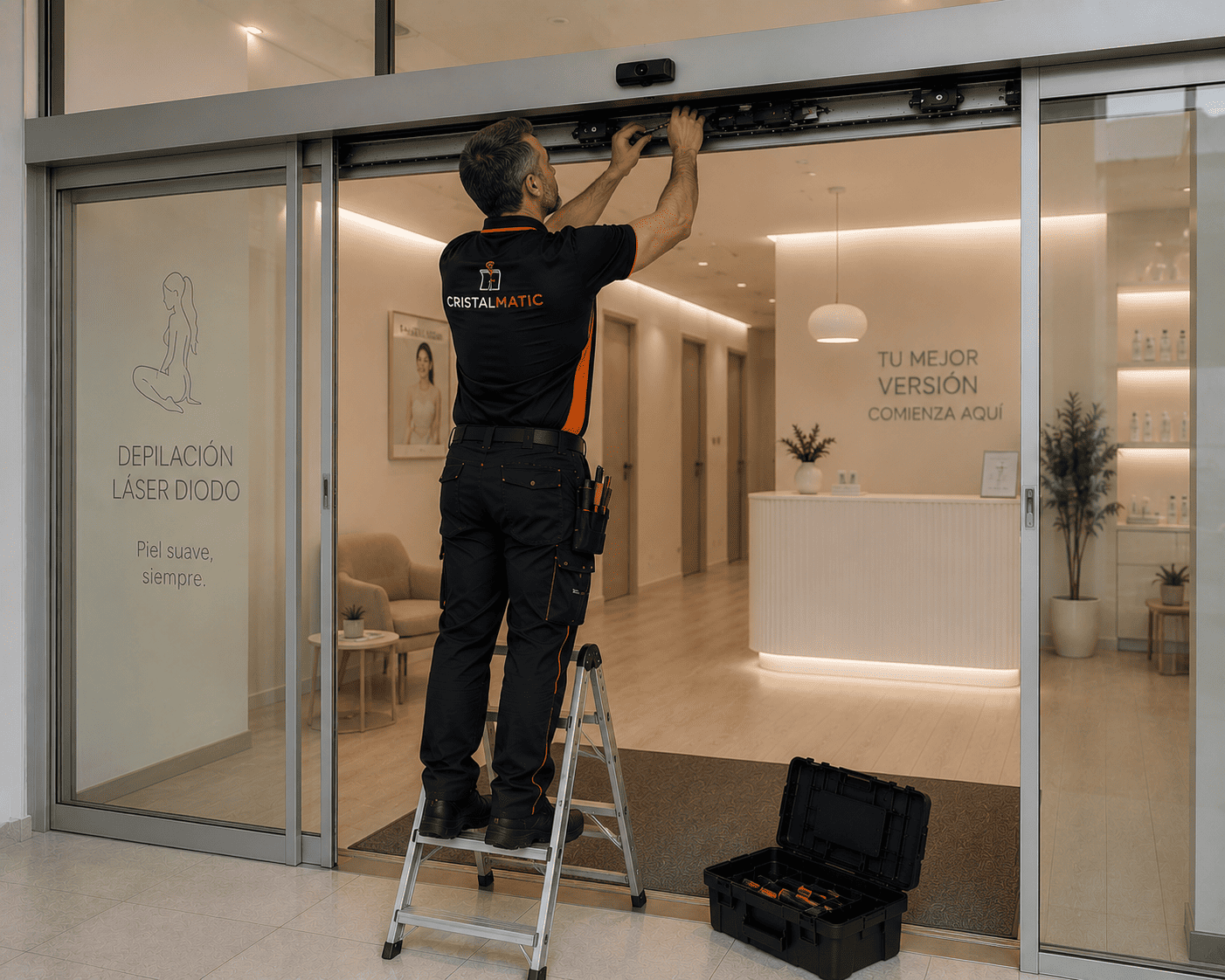 Materiales de fabricacion puertas automaticas cristal